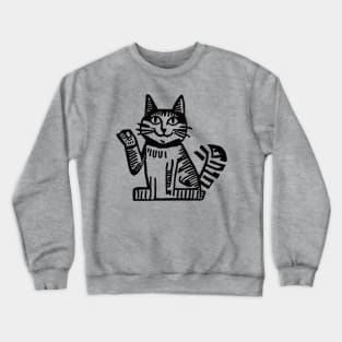 simple cat Crewneck Sweatshirt